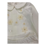 LE BEBE' completo 2pz maglia-ghettina Bianco per Neonata LBG5982 BIANCO LE BEBE'