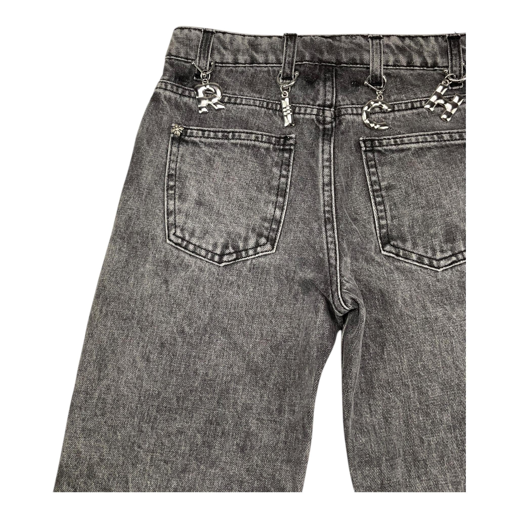 JOHN RICHMOND jeans tinta unita con applicazioni Grigio per Bambina RGA25168JE GRIGIO JOHN RICHMOND
