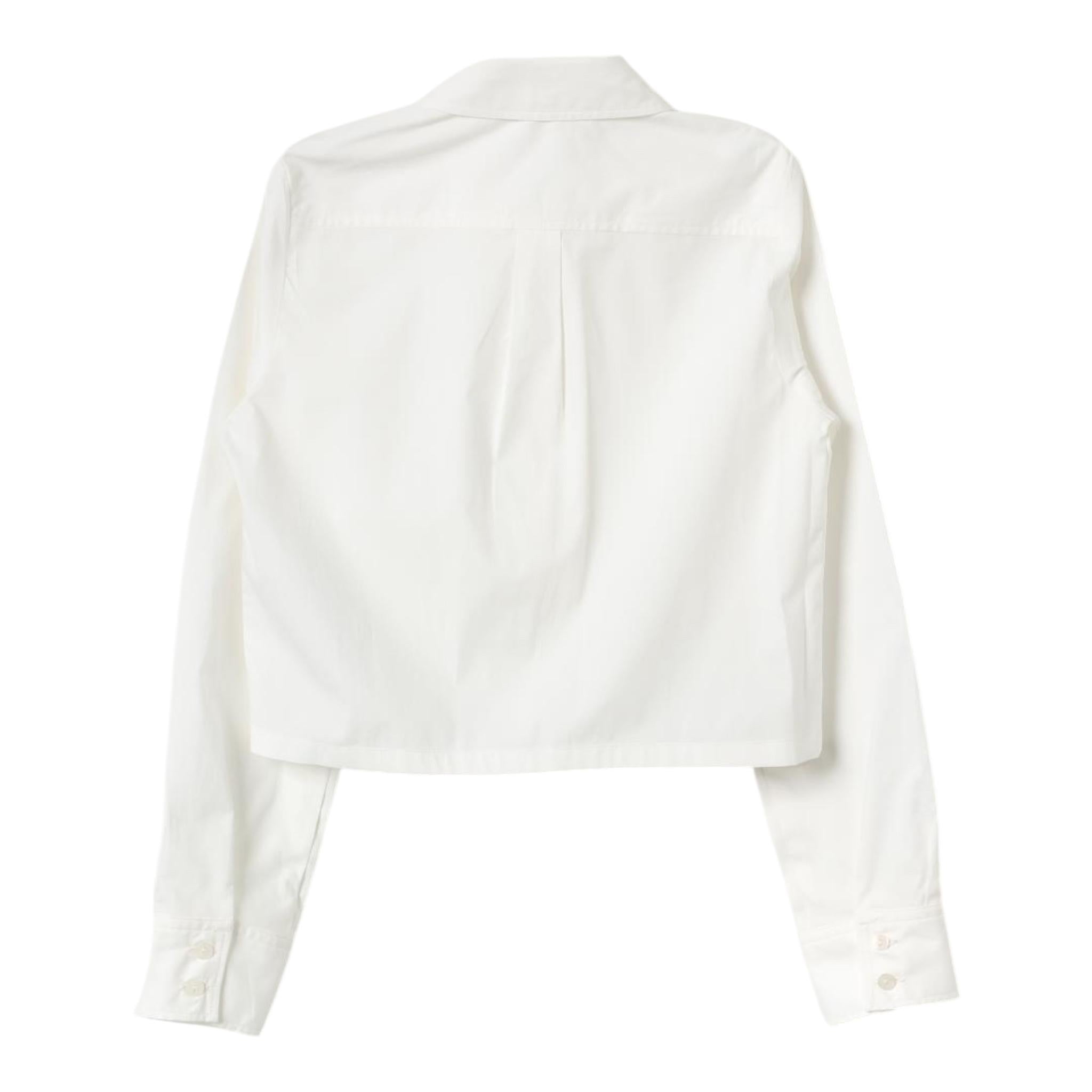 MISS BLUMARINE camicia tinta unita con brillantini Bianco per Bambina IF4159 BIANCO MISS BLUMARINE