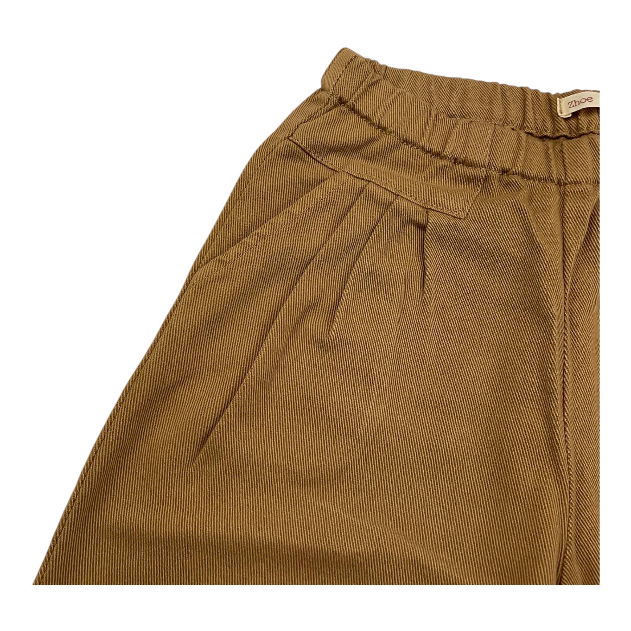 ZHOE & TOBIAH pantalone tinta unita con elastico in vita Cammello per Bambino PJK13JX CAMMELLO ZHOE & TOBIAH