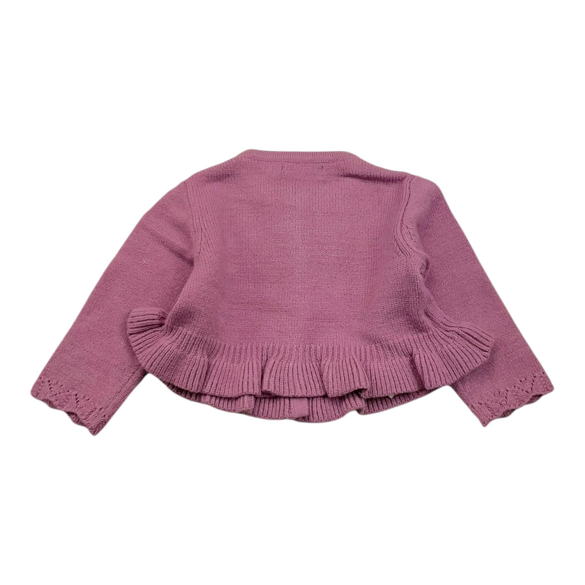 MAYORAL cardigan tinta unita traforato Viola per Neonata 2326 VIOLA MAYORAL