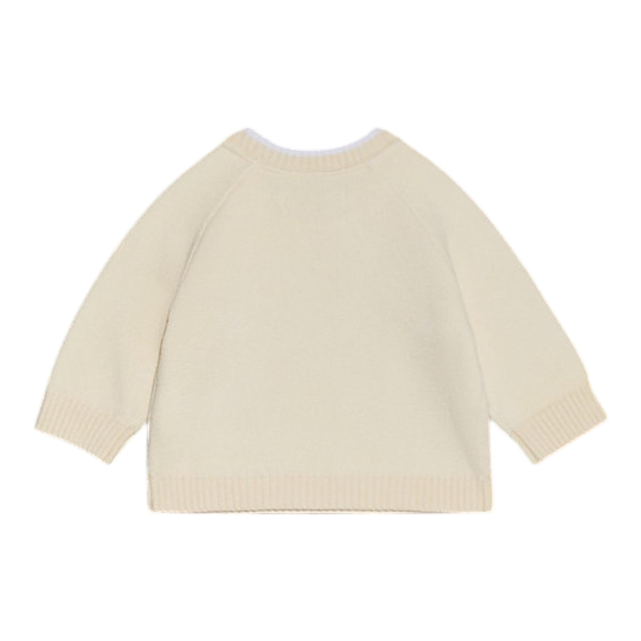 CALVIN KLEIN maglia tinta unita girocollo con stampa Beige per Neonato IN0IN00205 BEIGE CALVIN KLEIN