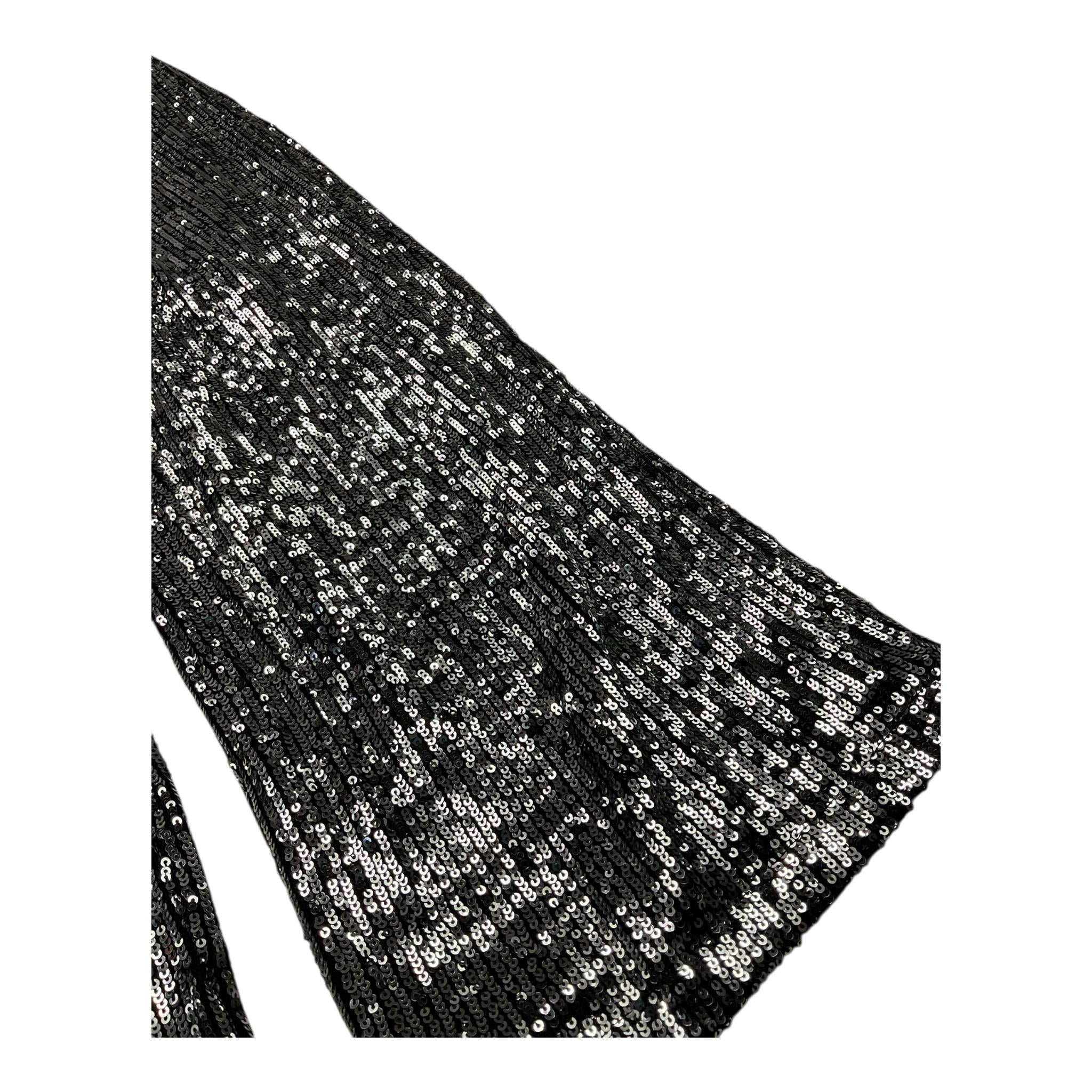 TWINSET pantalone modello a palazzo con paillettes Argento per Bambina 242GJ2351 ARGENTO TWINSET