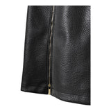 ELISABETTA FRANCHI abito giromanica tinta unita in ecopelle Nero per Bambina EFAB540X NERO ELISABETTA FRANCHI