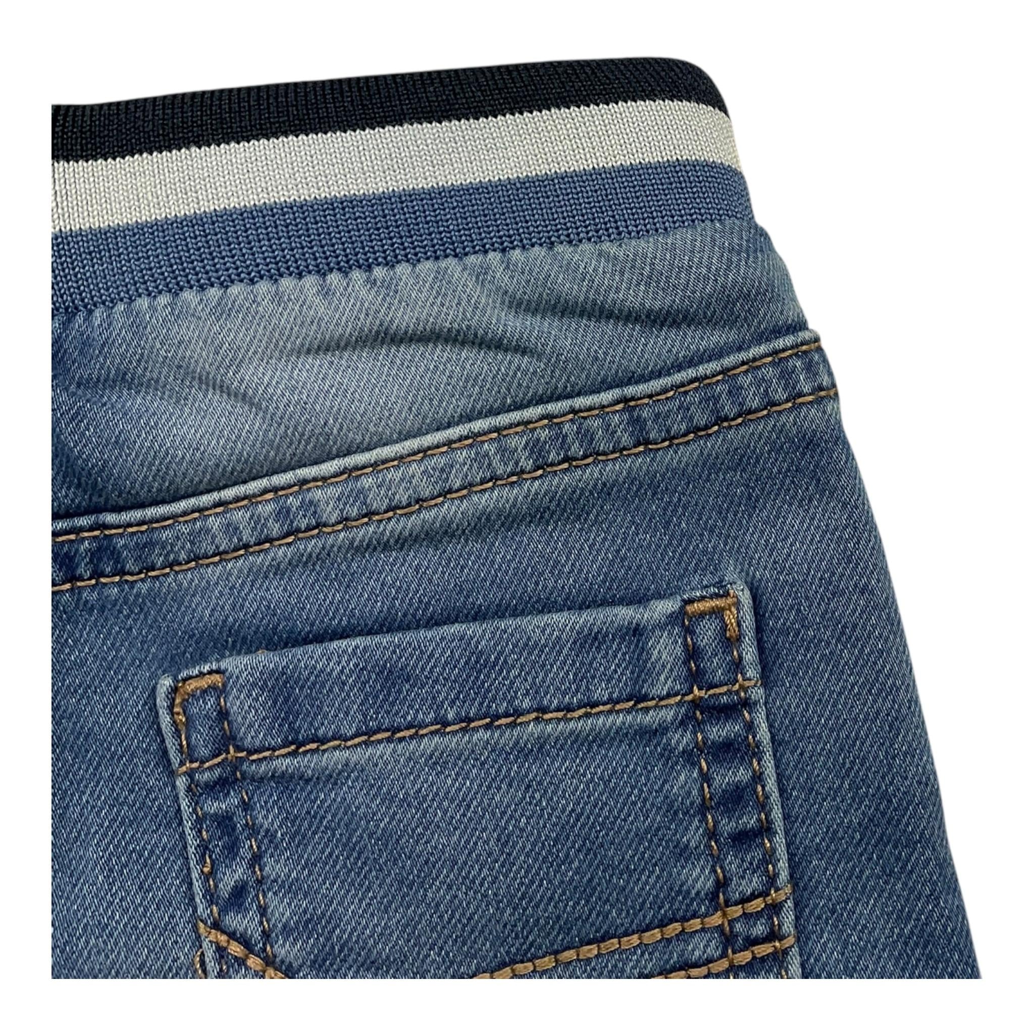 MAYORAL jeans elasticizzato tinta unita con elastico in vita Blu per Neonato 25344X BLU MAYORAL