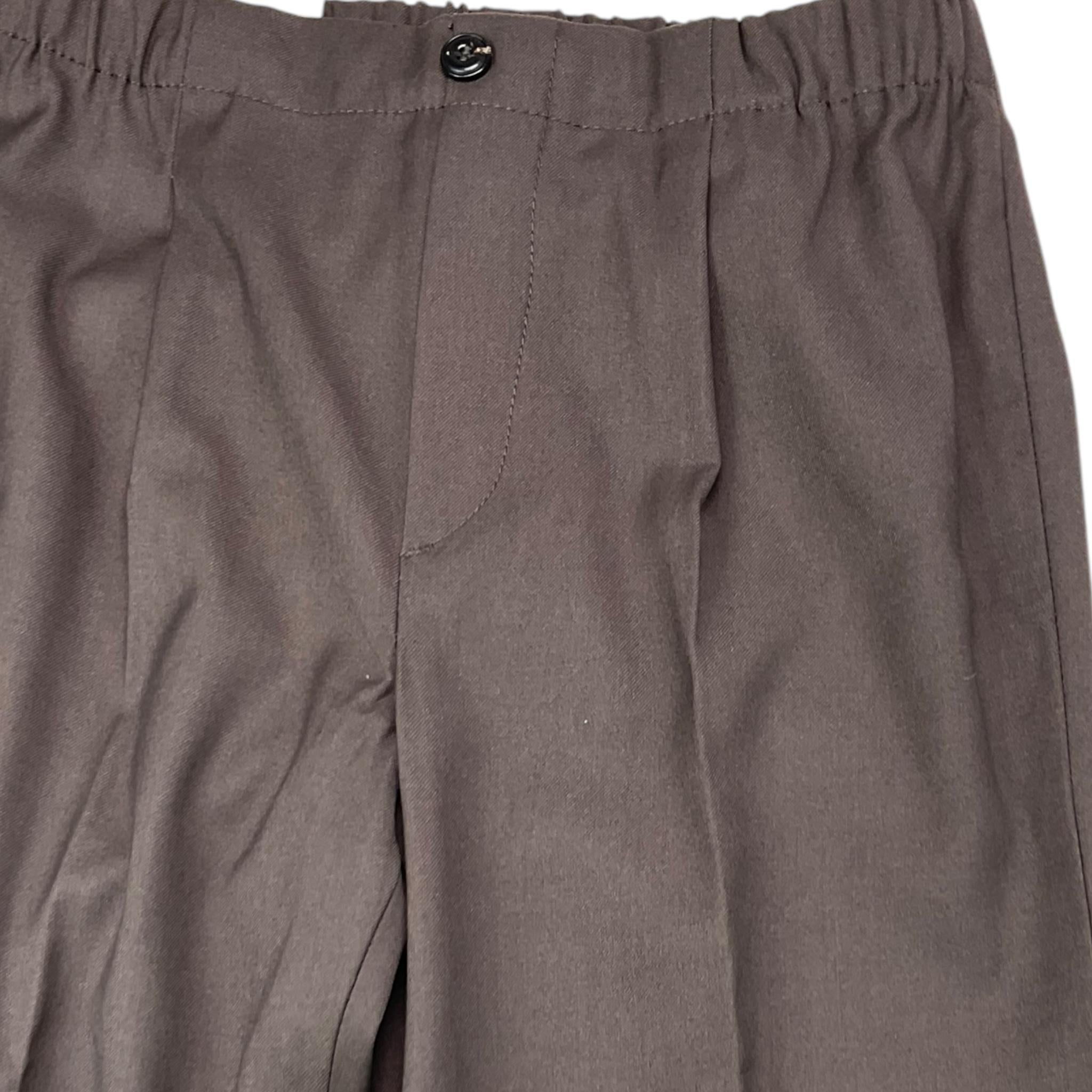 MICHAEL COAL pantalone tinta unita con elastico in vita Marrone per Bambino TOMMY71 MARRONE MICHAEL COAL