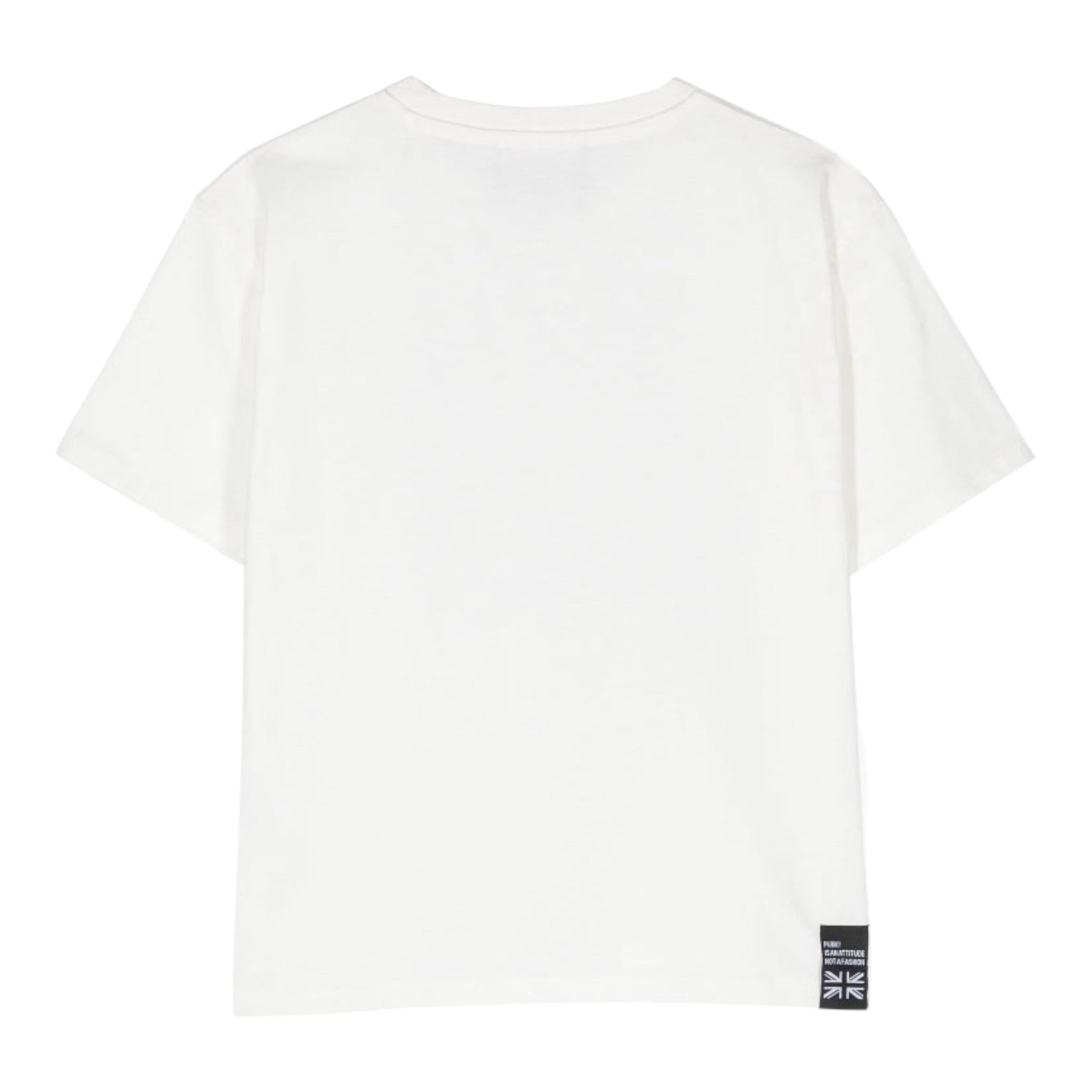 JOHN RICHMOND t-shirt girocollo tinta unita con stampa Bianco per Bambino RBA24112TST9 BIANCO JOHN RICHMOND