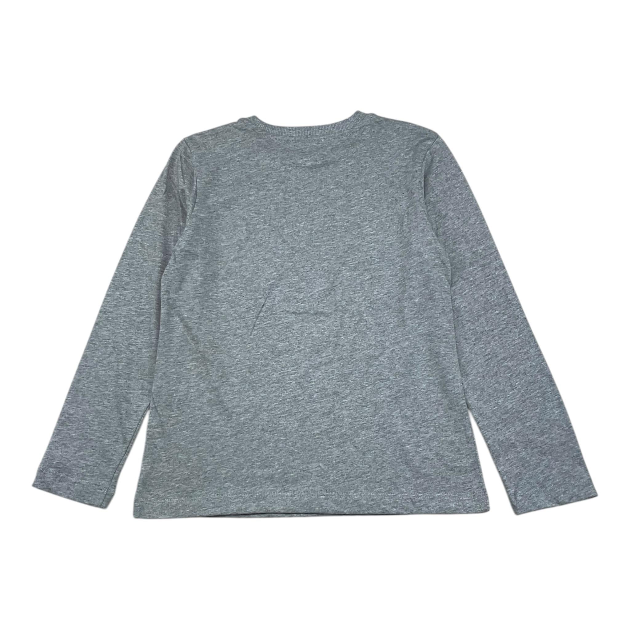 MOSCHINO shirt girocollo tinta unita con stampa Grigio per Bambino HTO00J GRIGIO MOSCHINO