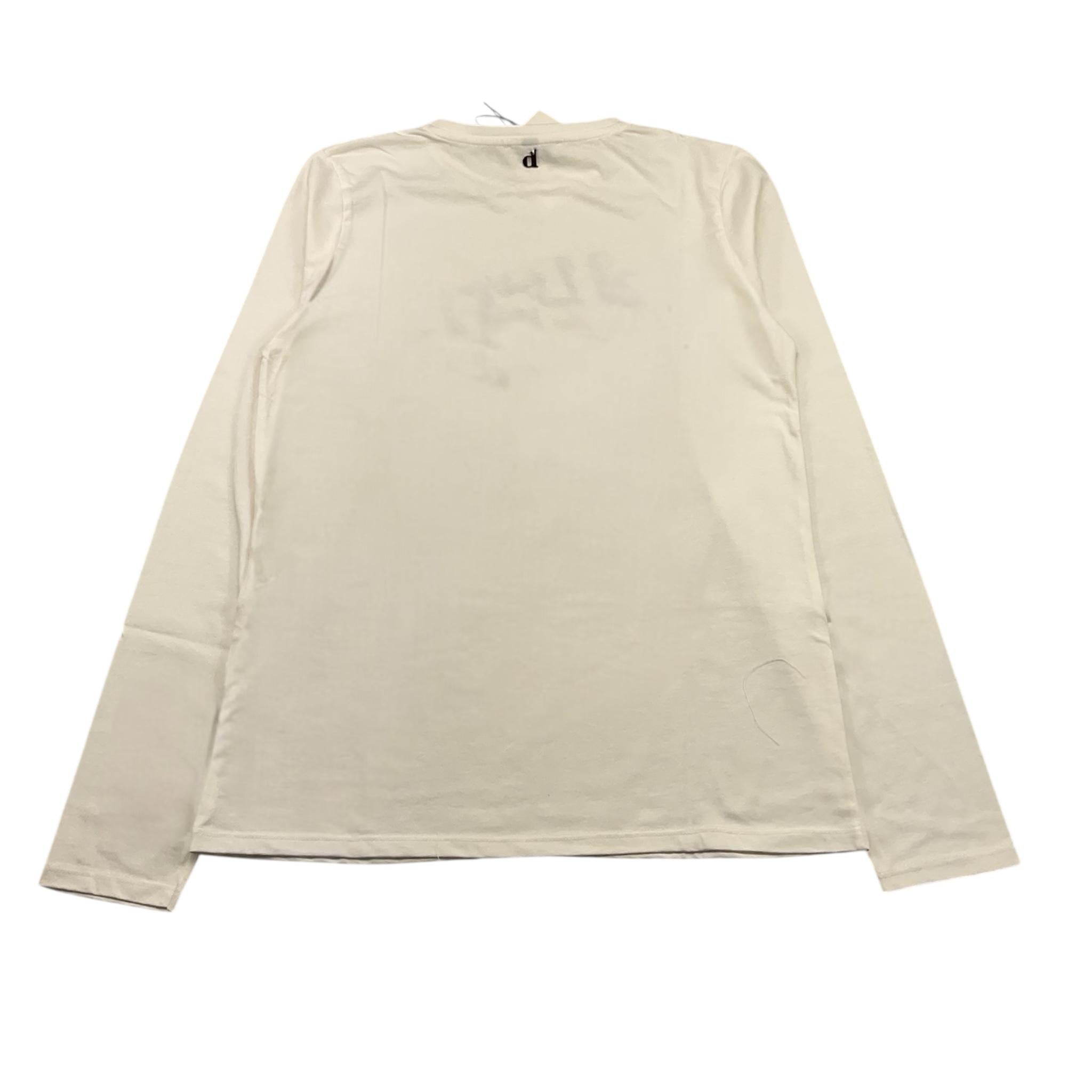 DIXIE shirt girocollo tinta unita con stampa in contrasto Bianco per Bambina LB41030G56 BIANCO DIXIE