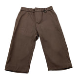 I'M BRIAN pantalone tinta unita cn elastico in vita Marrone per Bambino PA3070J MARRONE I'M BRIAN