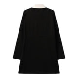 TWINSET abito bicolore con finta camicia  Bianco/nero per Bambina 242GJ2040 BIANCO/NERO TWINSET