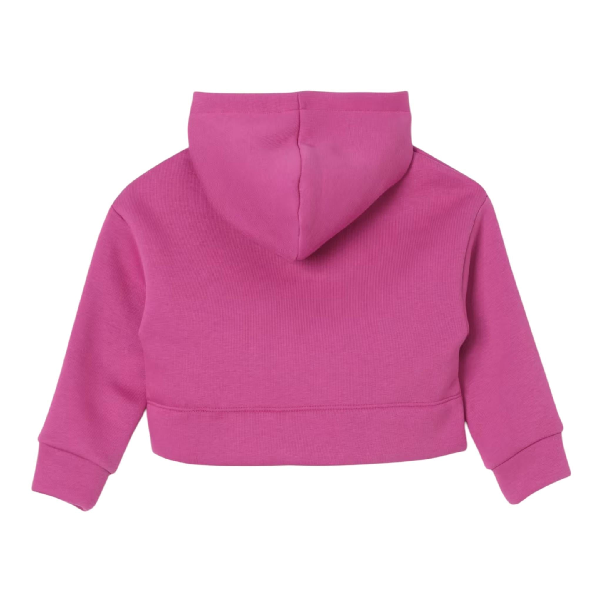 IL GUFO felpa chiusa con cappuccio tinta unita Rosa per Bambina A24MF272M0136 ROSA IL GUFO