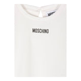 MOSCHINO completo 2 pezzi salopette-shirt Azzurro per Bambina MDK02SJ AZZURRO MOSCHINO