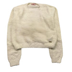 LIU JO maglia tinta unita girocollo Panna per Bambina GF4101X PANNA LIU JO