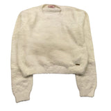LIU JO maglia tinta unita girocollo Panna per Bambina GF4101X PANNA LIU JO
