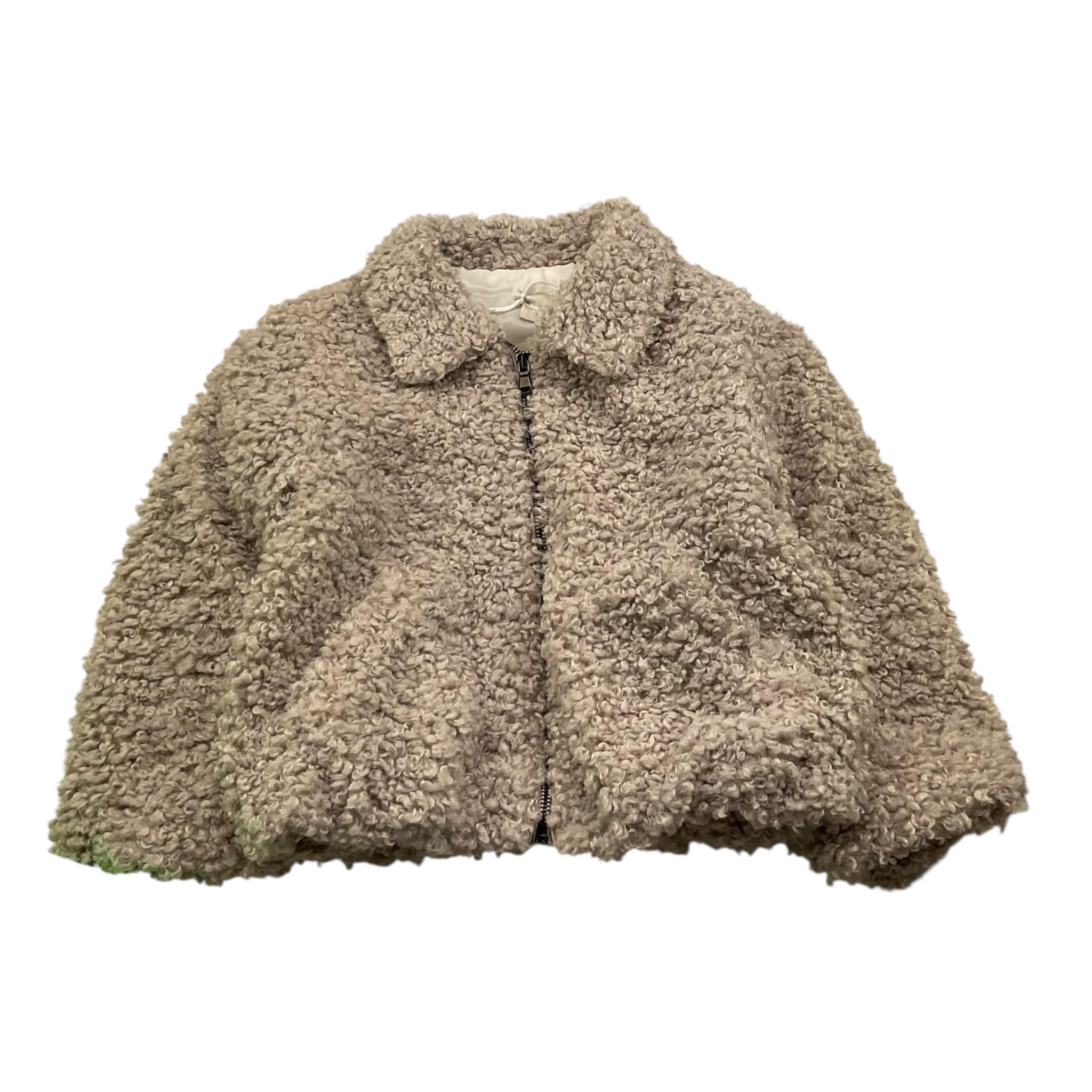 LALALU' giubbino teddy tinta unita con zip Beige per Bambina GIL190LB BEIGE LALALU'