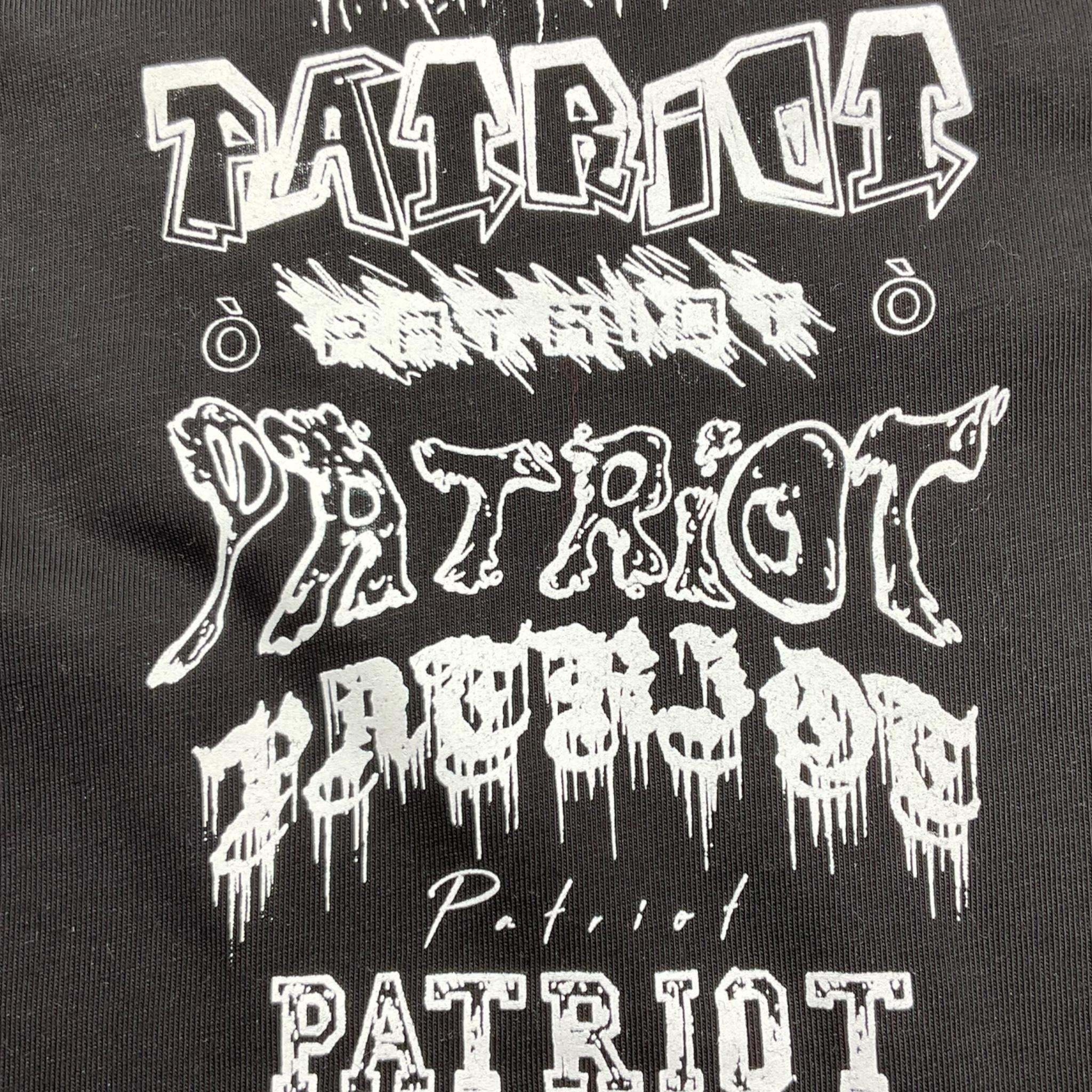 PATRIOT t-shirt girocollo tinta unita con stampa Nero per Neonato TS0012 NERO PATRIOT