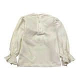 LE BEBE' shirt girocollo tinta unita con stampa Bianco per Neonata LBG6090 BIANCO LE BEBE'