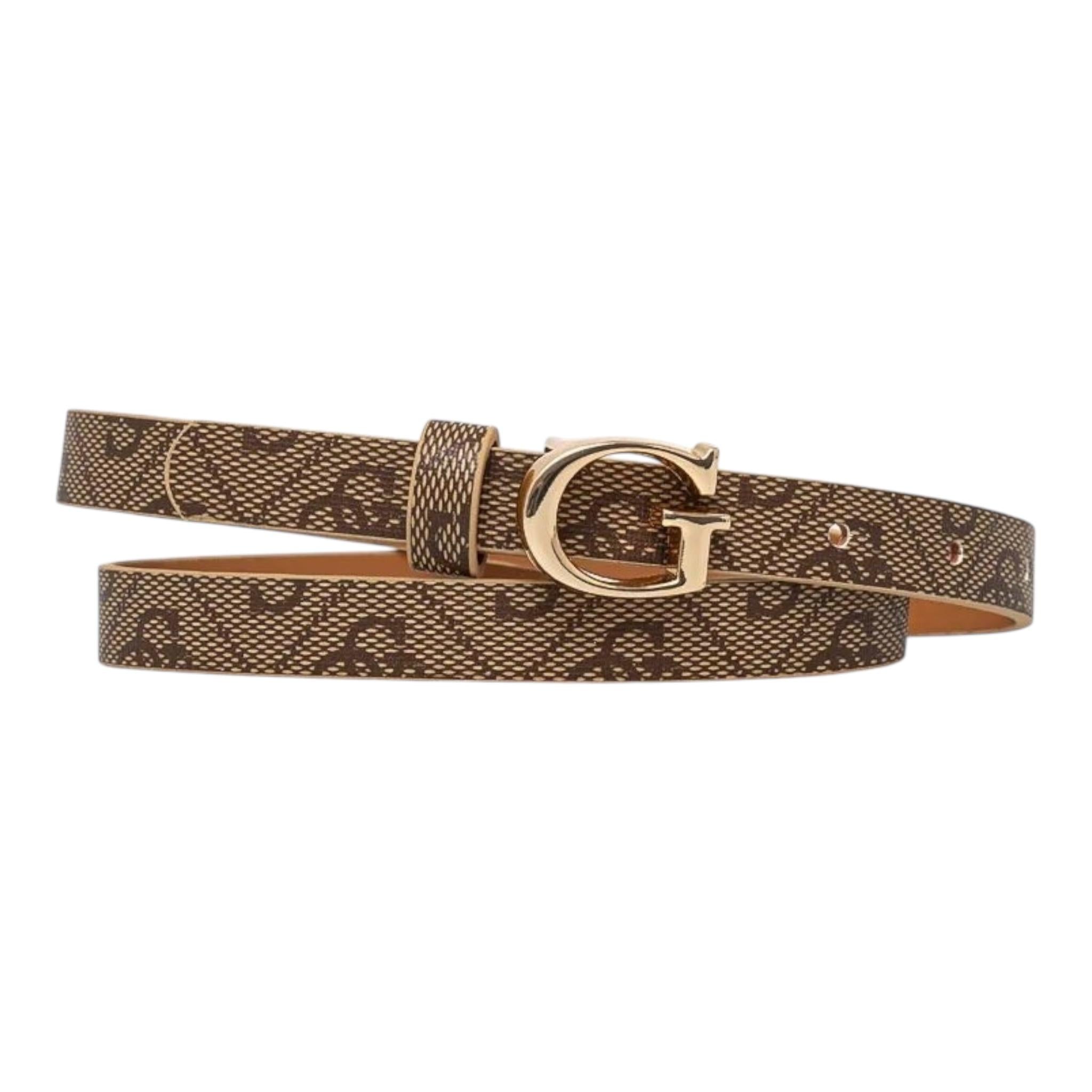 GUESS cintura tinta unita con logo Marrone per Bambina J4BZ52WFMF0 MARRONE GUESS