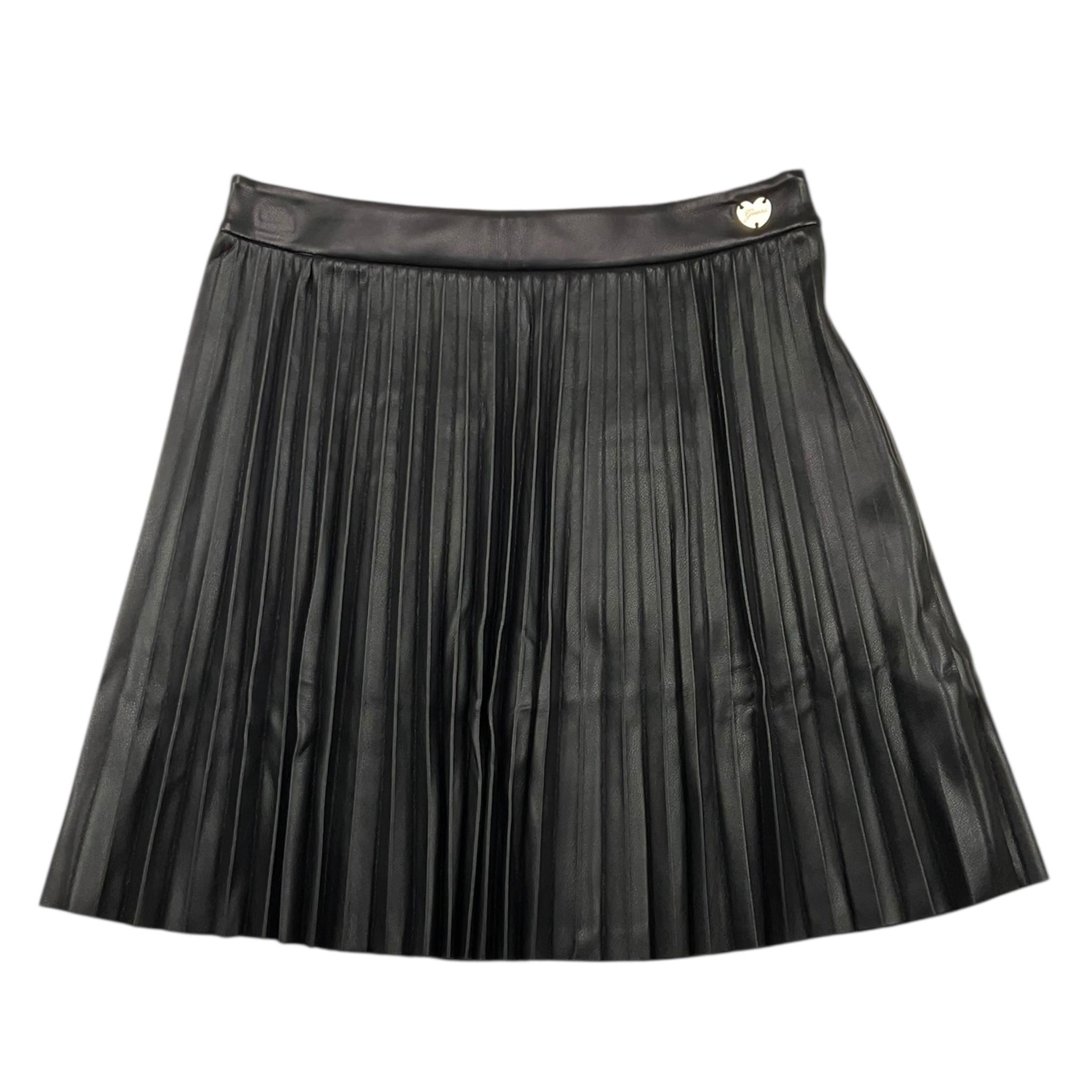 GUESS gonna tinta unita in similpelle Nero per Bambina J4YD10WE8D0 NERO GUESS