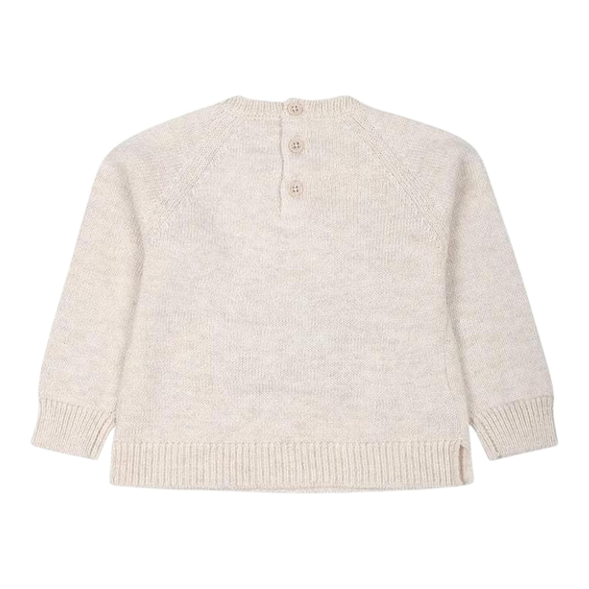 MAYORAL maglia tinta unita con stampa Beige per Neonata 23233 BEIGE MAYORAL