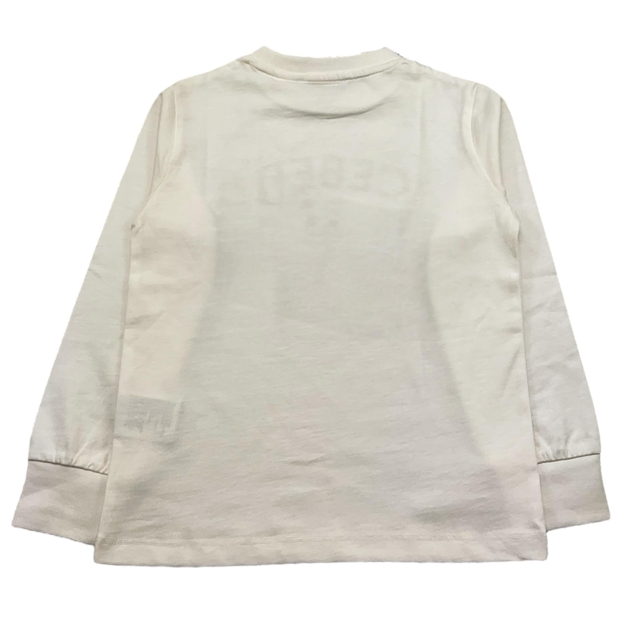 ICEBERG shirt tinta unita con stampa in contrasto Bianco per Bambino TSICE5329JX BIANCO ICEBERG