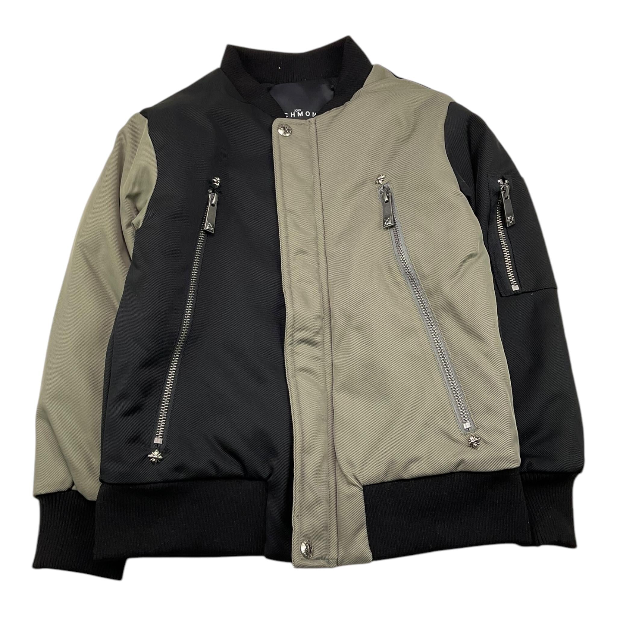 JOHN RICHMOND giubbino bicolore con bottoni Verde/nero per Bambino RBA25093GB VERDE/NERO JOHN RICHMOND