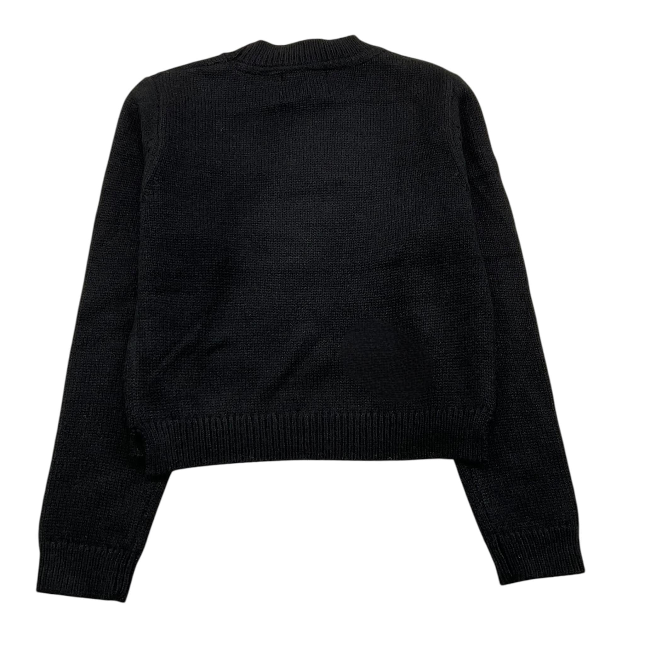 REFRIGIWEAR maglia girocollo tinta unita modello crop Nero per Bambina RWG161 NERO REFRIGIWEAR