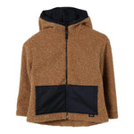 IL GUFO giubbino teddy tinta unita con cappuccio Marrone per Bambino F24043GMPE028 MARRONE IL GUFO