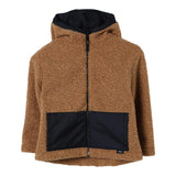 IL GUFO giubbino teddy tinta unita con cappuccio Marrone per Bambino F24043GMPE028 MARRONE IL GUFO