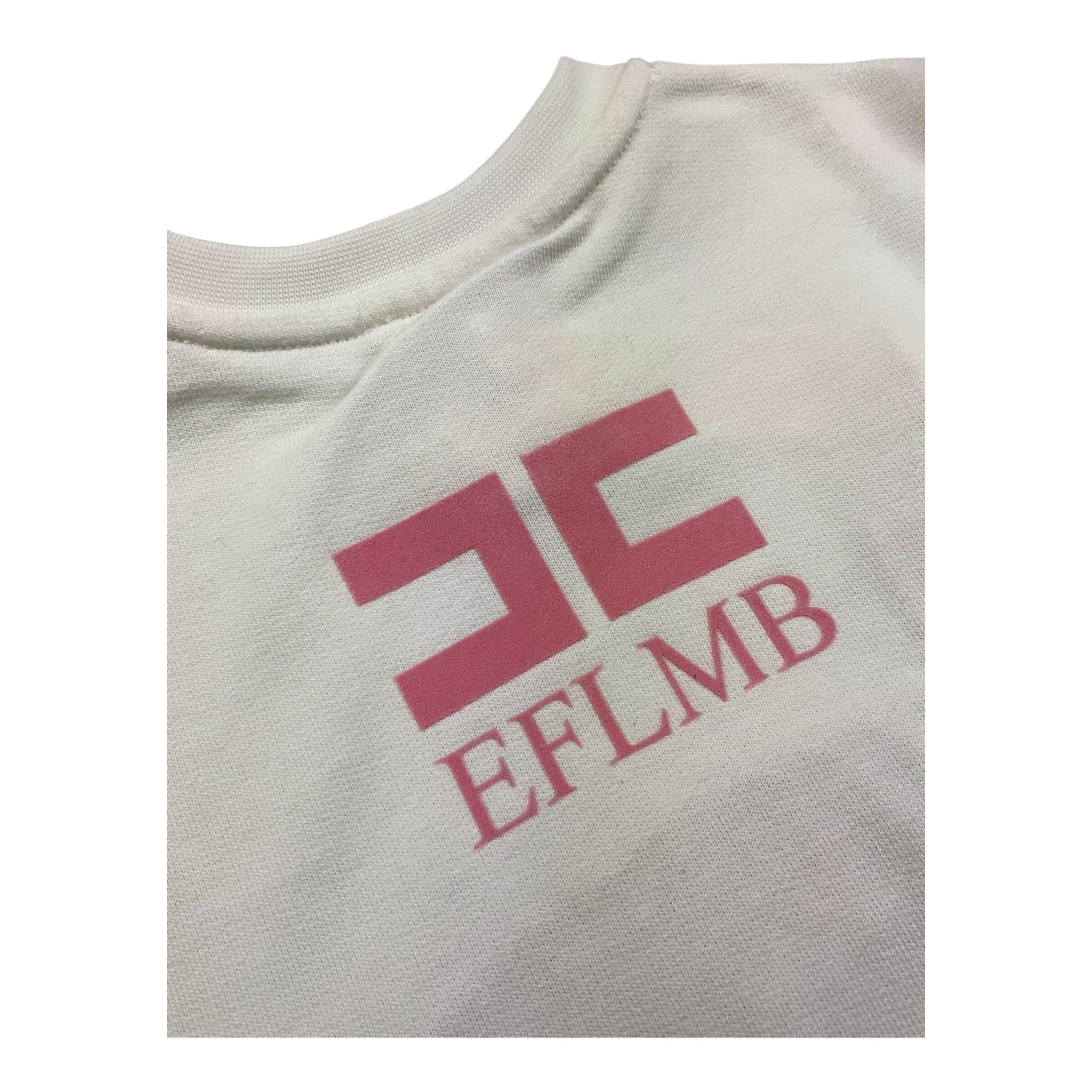 ELISABETTA FRANCHI abito manica lunga bicolore Bianco/rosa per Neonata EGAB180 BIANCO/ROSA ELISABETTA FRANCHI