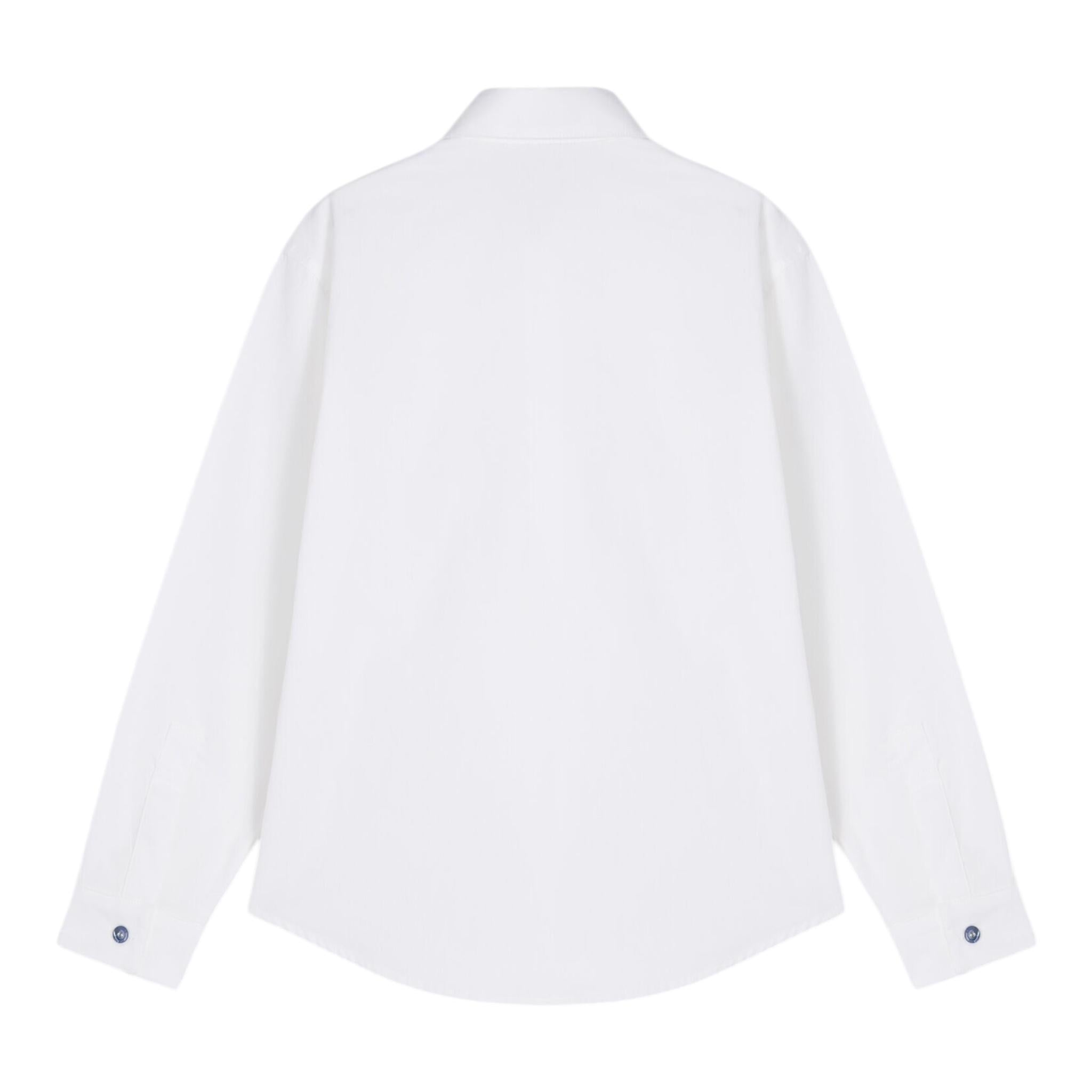 MISSONI camicia manica lunga tinta unita con taschino Panna per Bambino MV5P20 PANNA MISSONI