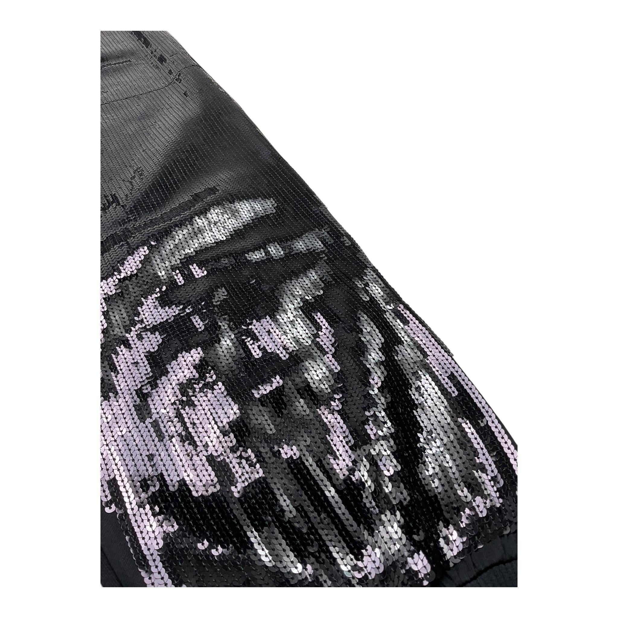 PINKO pantalone tinta unita paiettato Nero per Bambina PAN1188 NERO PINKO