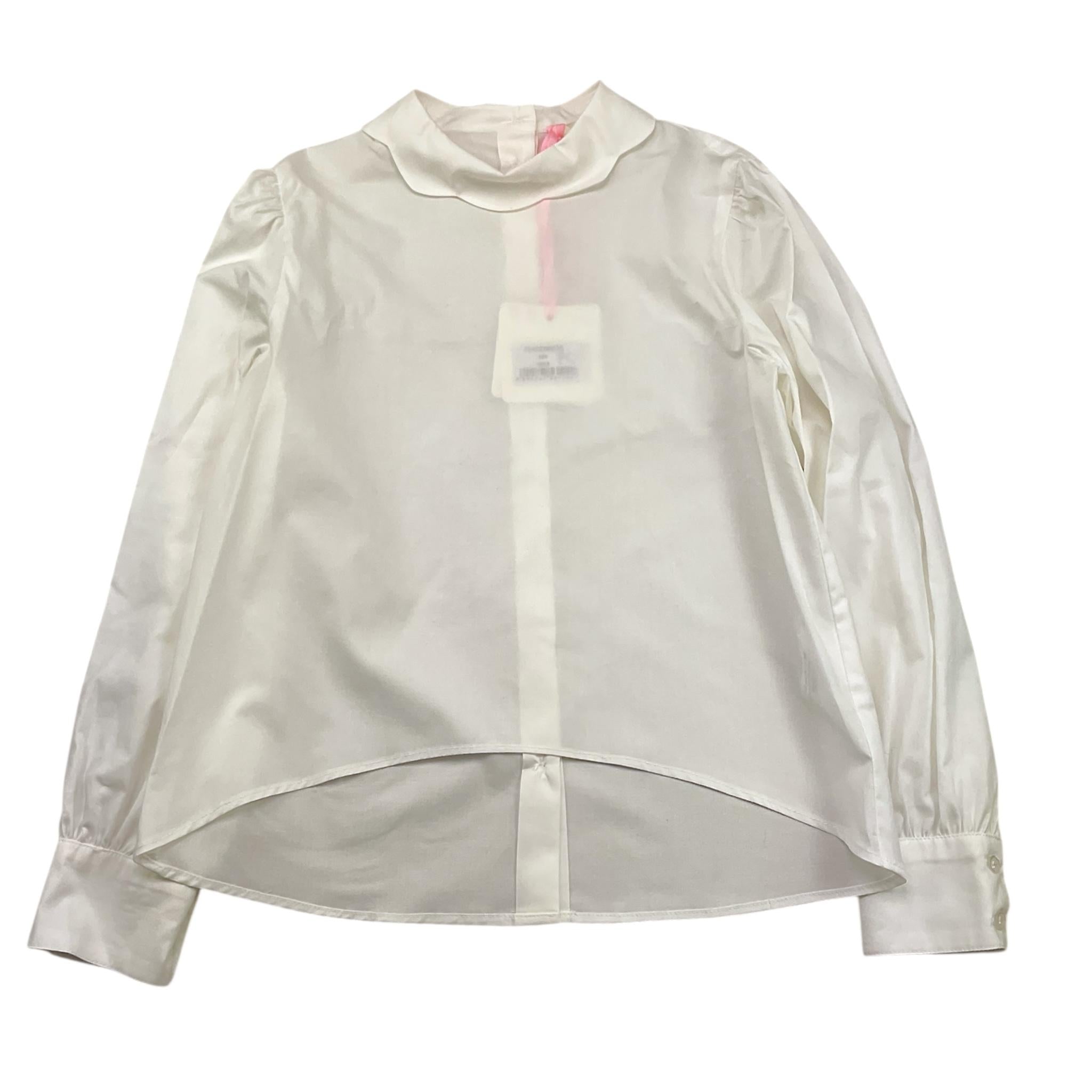 VICOLO camicia tinta unita con colletto Bianco per Neonata 3141C00070 BIANCO VICOLO