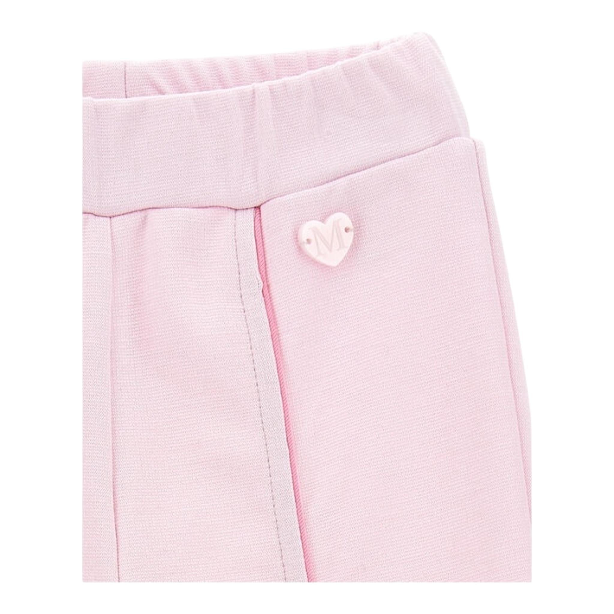 MONNALISA leggins tinta unita con profili in contrasto Rosa per Bambina 37D405J ROSA MONNALISA