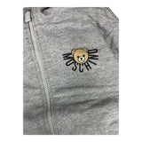 MOSCHINO completo 2pz tinta unita felpa-pantalone Grigio per Bambino HMK03X GRIGIO MOSCHINO