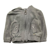 LE BEBE' felpa tinta unita con zip e cappuccio Grigio per Neonato LBB5241 GRIGIO LE BEBE'