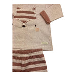 LALALU' completo 2 pezzi shirt-ghettina Beige per Neonata CPL4N BEIGE LALALU'