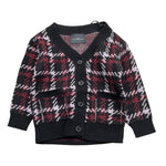 JOHN RICHMOND cardigan tinta unita cn fantasia Nero per Neonato RIA25075CD NERO JOHN RICHMOND