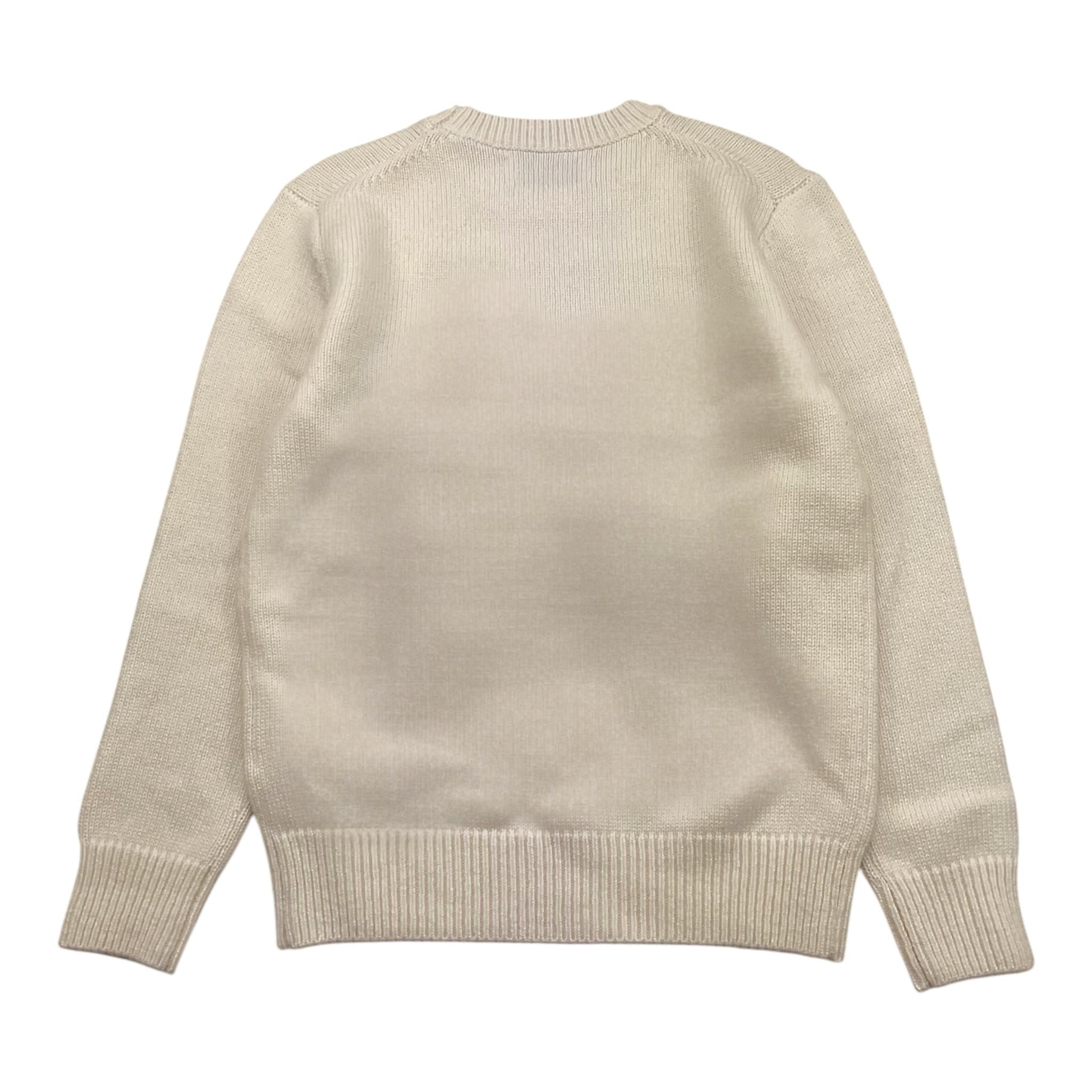 SAINT BARTH maglia girocollo tinta unita con stampa Bianco per Bambino LOVEDEER BIANCO SAINT BARTH