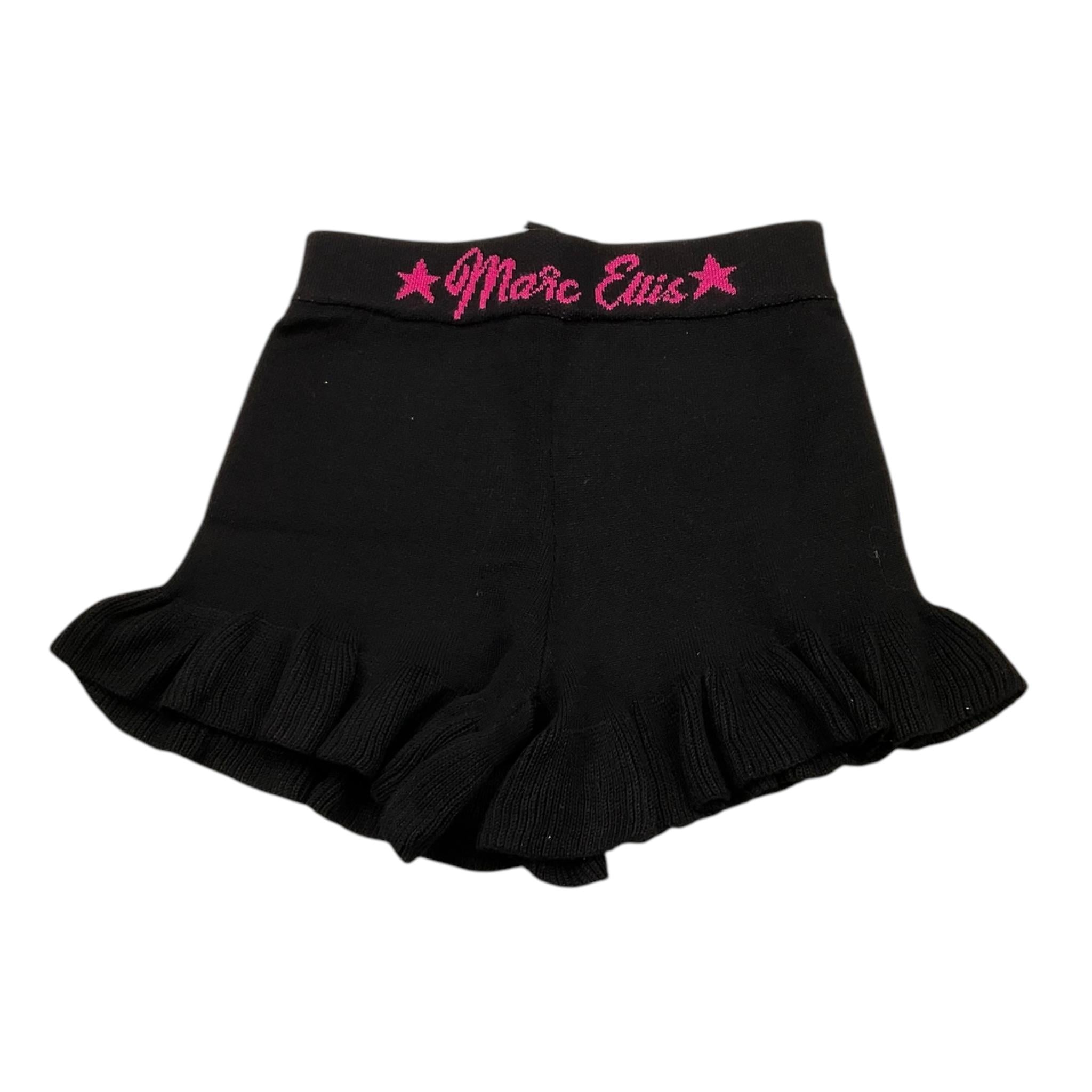 MARC ELLIS short tinta unita con stampa e elastico in vita Nero per Bambina JMNSO00181 NERO MARC ELLIS
