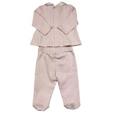 LE BEBE' completo 2 pezzi shirt-ghettina tinta unita Rosa per Neonata LBG5989 ROSA LE BEBE'