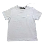 I'M BRIAN t-shirt girocollo tinta unita con logo Bianco per Neonato TS3142JX BIANCO I'M BRIAN