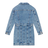 GUESS abito in denim tinta unita manica lunga Azzurro per Bambina J4YK26D4WF0X AZZURRO GUESS