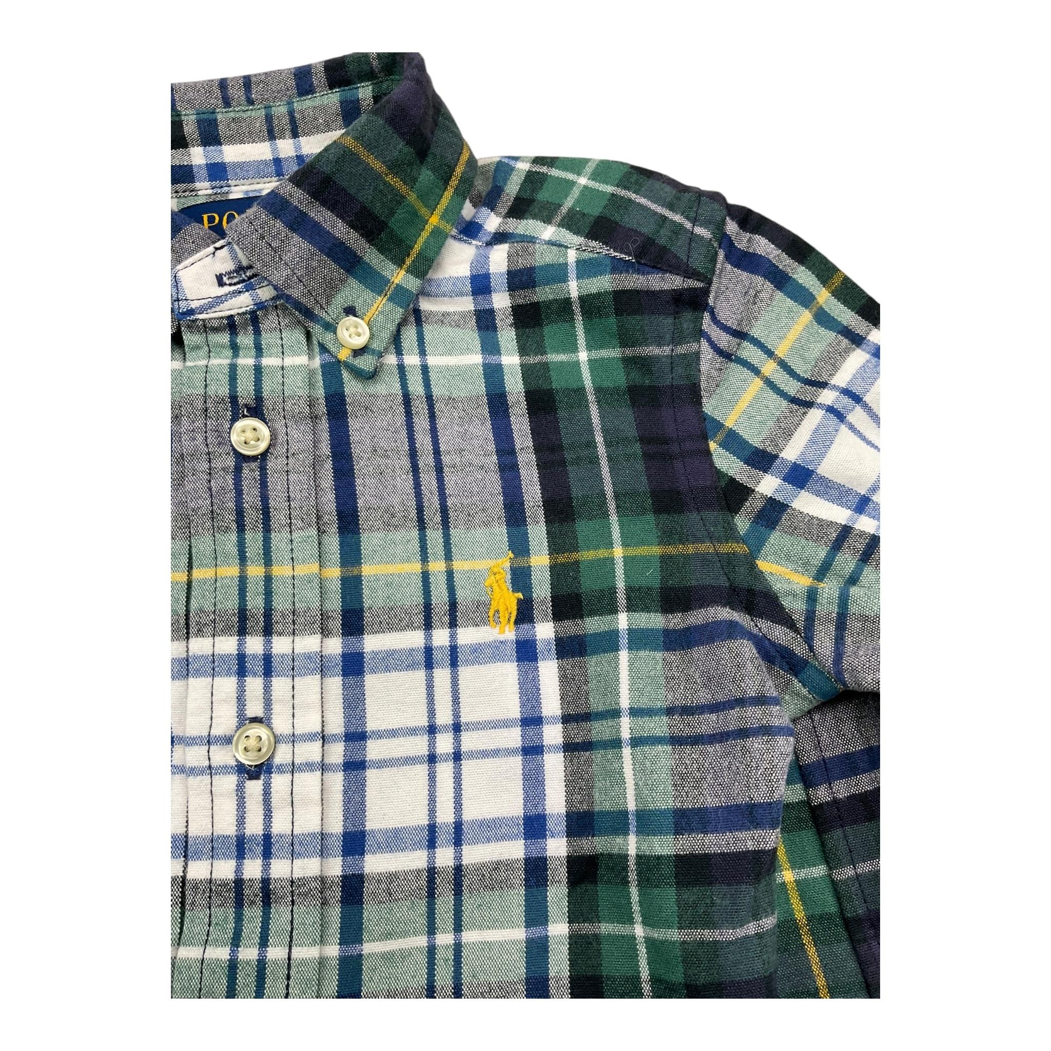 RALPH LAUREN camicia manica lunga stampa fantasia Verde per Bambino 322952201002 VERDE RALPH LAUREN