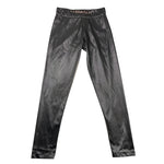 MARC ELLIS leggins in ecopelle tinta unita con elastico in vita  Nero per Bambina JMJPT00284X NERO MARC ELLIS