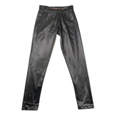 MARC ELLIS leggins in ecopelle tinta unita con elastico in vita  Nero per Bambina JMJPT00284X NERO MARC ELLIS