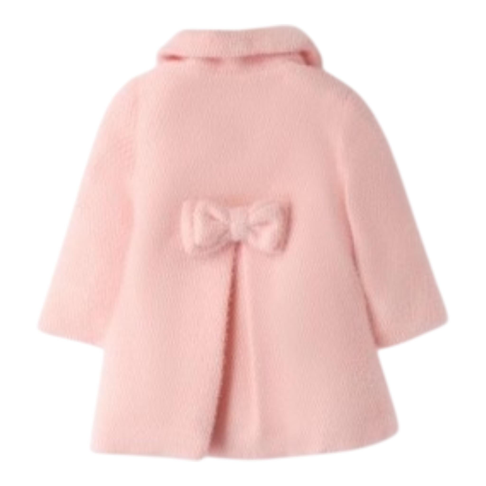SARABANDA cappotto tinta unita con bottoni Rosa per Neonata 0A286XN ROSA SARABANDA