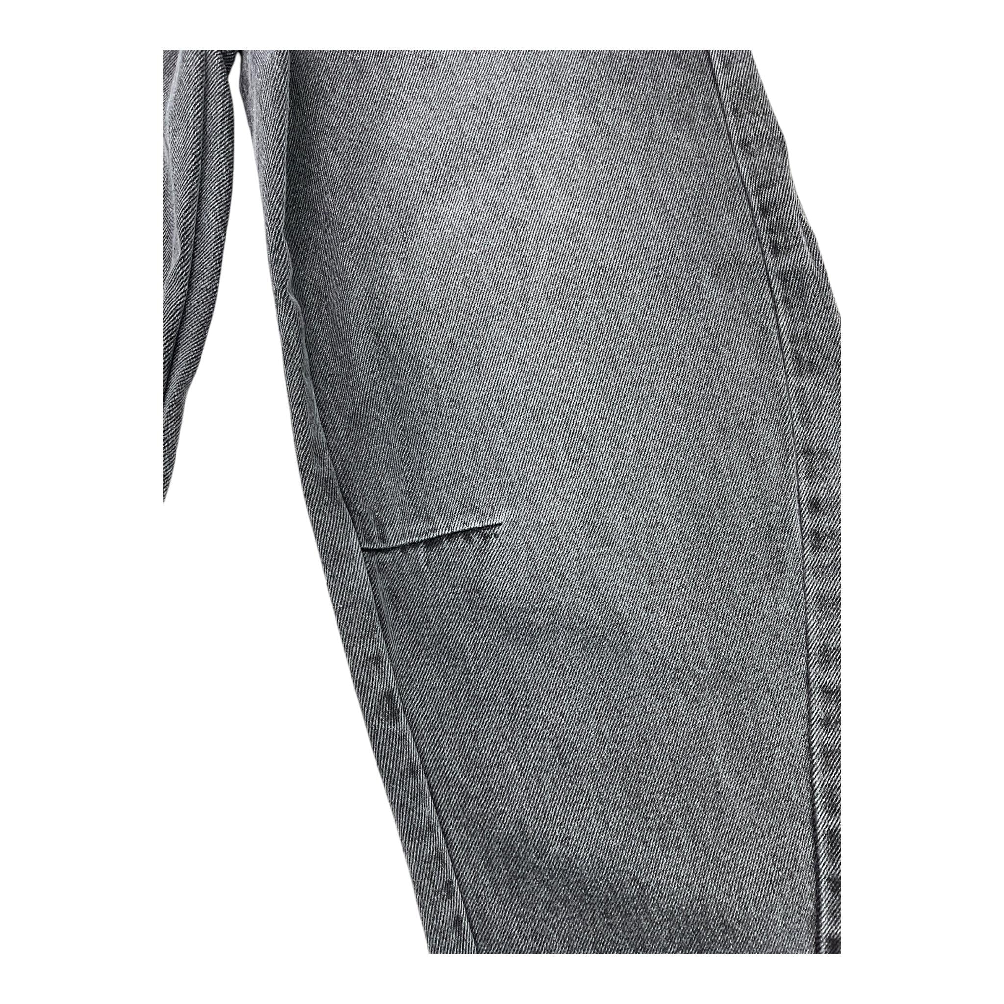 MOSCHINO jeans tinta unita con elastico in vita Nero per Bambino HUP09I NERO MOSCHINO