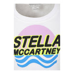 STELLA McCARTNEY felpa chiusa girocollo tinta unita con stampa in contrasto Bianco per Bambina TU4C90 BIANCO STELLA McCARTNEY